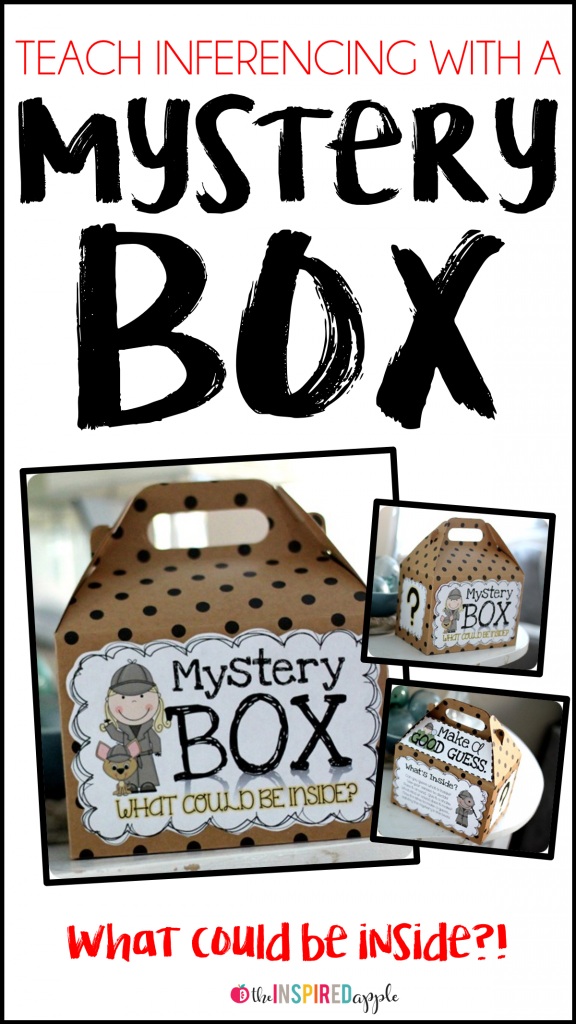 Teachers, using a Mystery Box will help you teach your students about inferencing and will lay the groundwork so that students can infer while reading! This fun and engaging activity will support your teaching of inferences in the kindergarten, first grade, second grade, third grade, fourth grade, or fifth grade classroom!