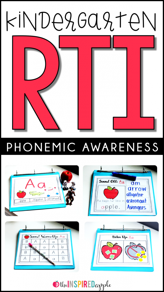 Here's a great resource for helping your kindergarten and first grade students develop phonemic awareness and further their letter-sound correspondence! This is a go-to for teachers for RTI and is simple and easy to add into your intervention time. 