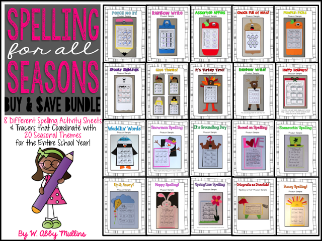 Spelling Activities for the Elementary Classroom - Babbling Abby