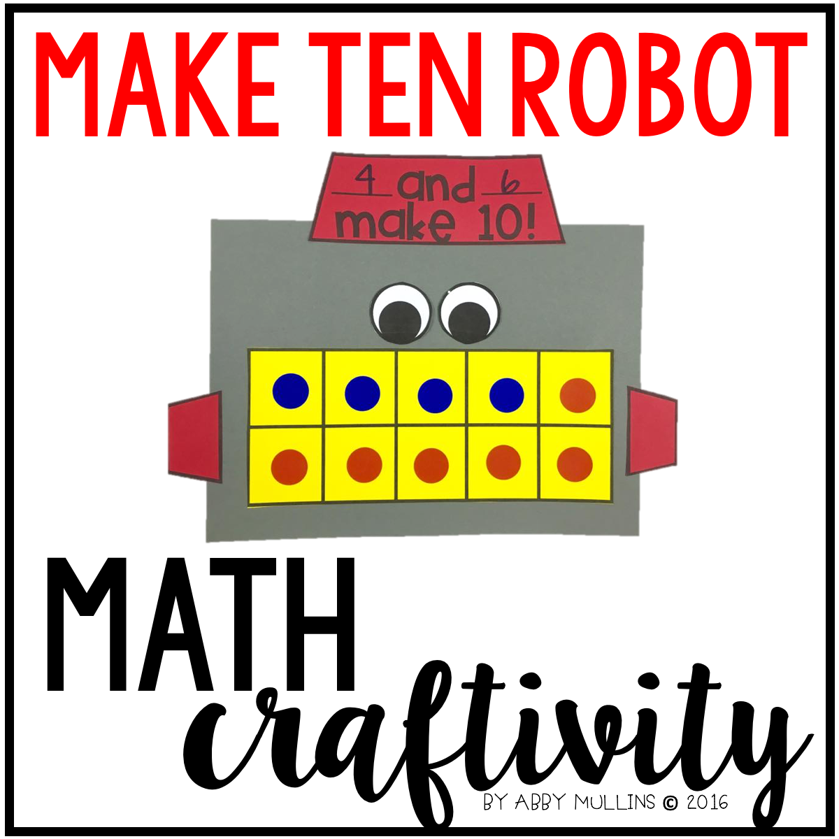 Number Development Math Crafts - Babbling Abby