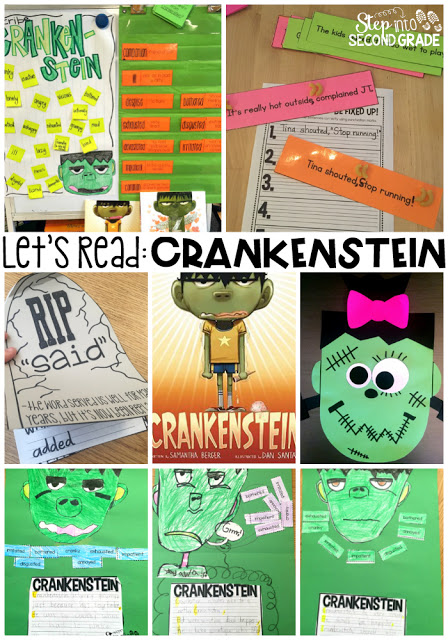 Read Crankenstein and then complete ALL these amazing activities with Rooted in Reading October!
