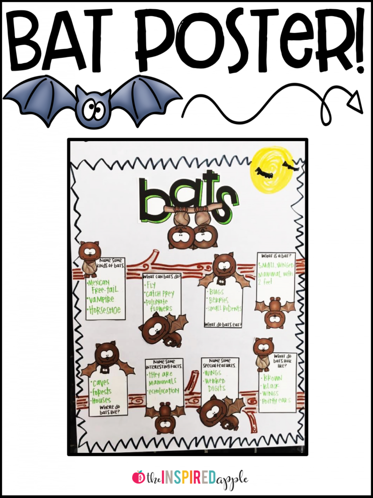 I love to teach my students about bats! The nonfiction and fiction texts to pair with this theme are wonderful, and the cross-curricular activities are endless. Check out this post for suggestions on how to incorporate a bat theme into science, math, reading, and art!