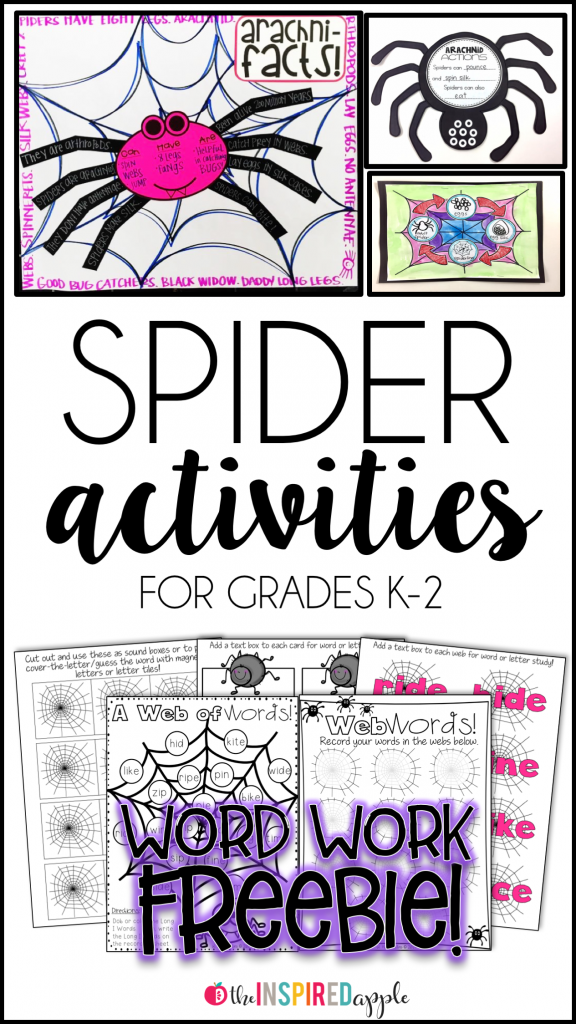 Students in kindergarten, first grade, and second grade will absolutely eat up a thematic study of spiders! Check out this fantastic post for cross-curricular activities for teaching about spiders to elementary students - the perfect way to tie in reading, math, science, and art!