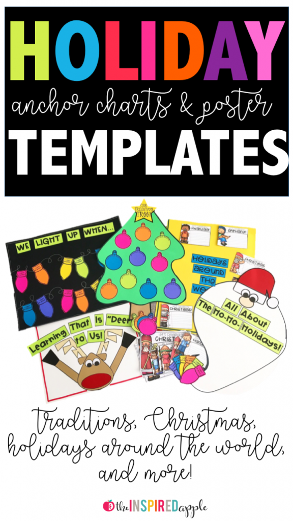 December Anchor Charts and Class Posters - Babbling Abby