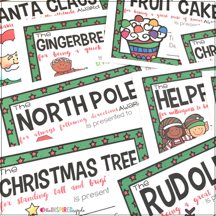 December can be a little crazy in the elementary classroom as Santa's arrival gets closer and closer and your students get lost in the excitement of the season! Which is why I LOVE these Dollar Store Holiday Awards! They're the perfect behavior management tool to use this holiday season, and can either be used at a classroom holiday party or as incentives to issue each day! With multiple options for printing, non-Christmas themed alternatives, and dollar store treat suggestions for each one, you absolutely can't go wrong! You kiddos will love them!