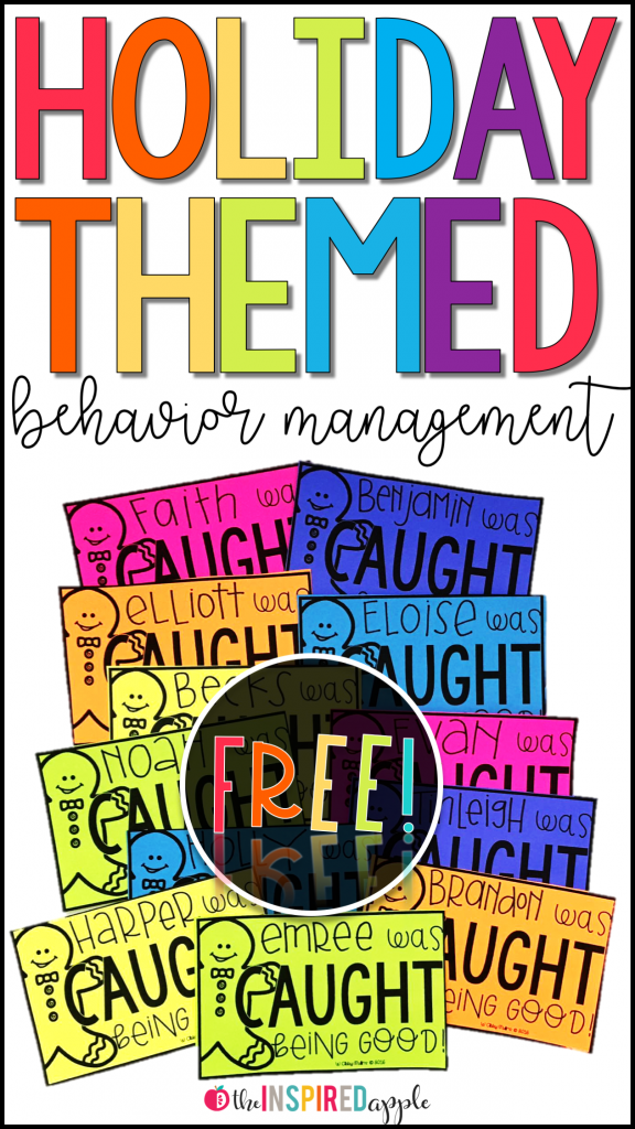 Holiday Classroom Behavior Management