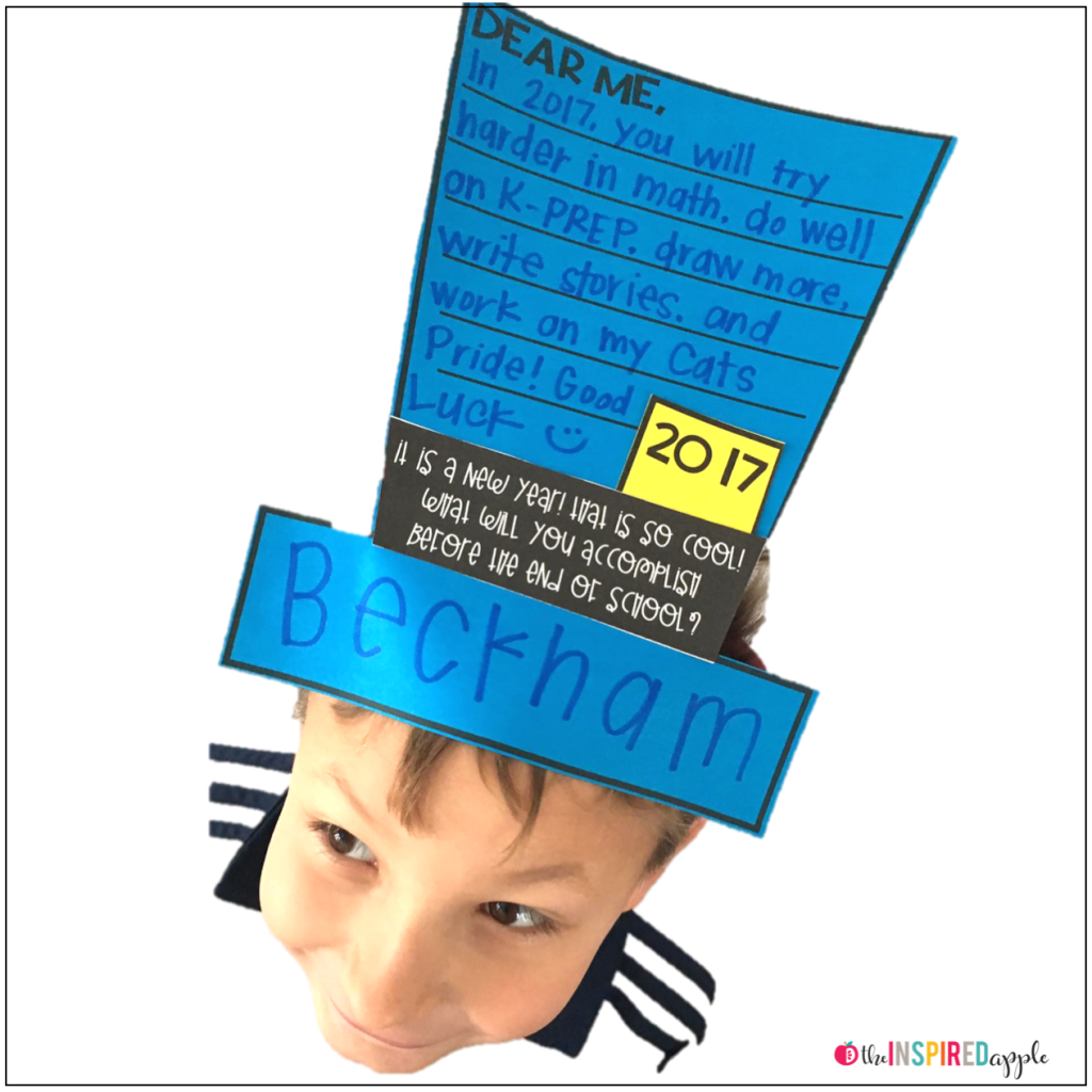 Here's a fun writing craft that's perfect to use after Holiday Break to not only celebrate the New Year, but also to help your students focus on some end-of-the-year goal setting!  It comes with three different options, along with writing paper variations (lined, dotted lined, and unlined). It's great for students in kindergarten, first grade, second grade, third grade, fourth grade, and fifth grade! 