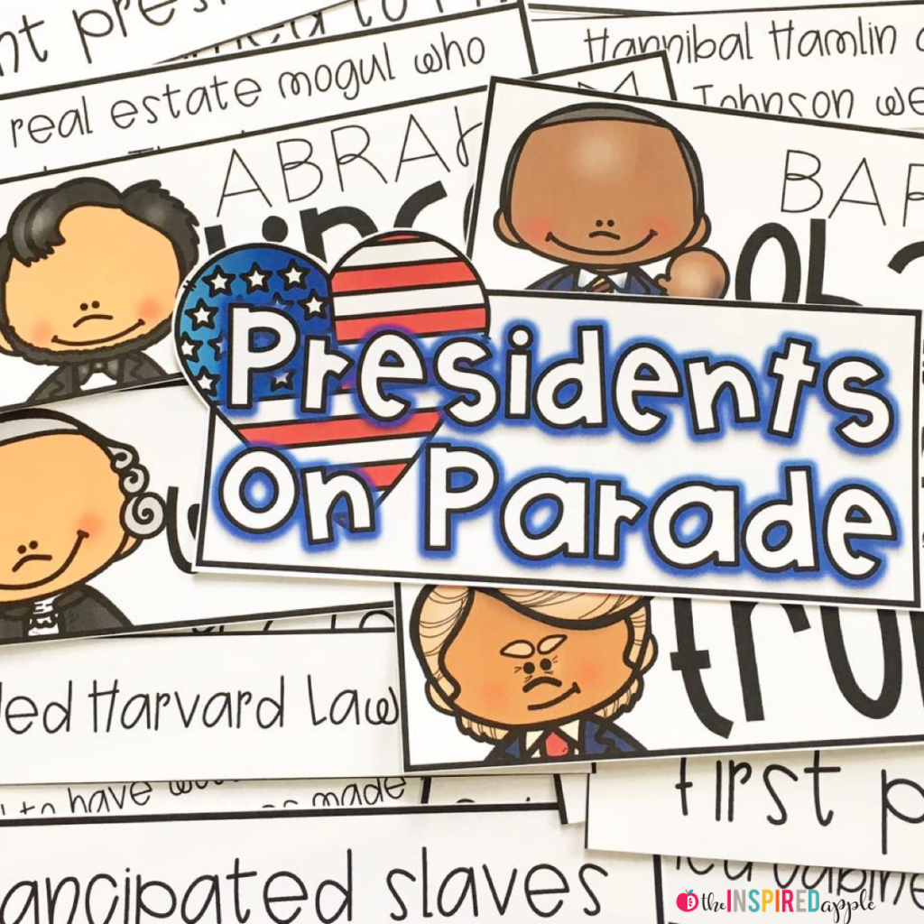 Presidents Day Activity for Kindergarten, First and Second Grade