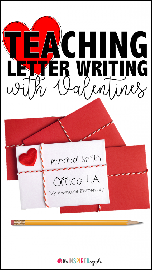 Teaching letter writing to kindergarten, first grade, and second grade students is even more fun and engaging with this Valentine Day activity! Your students will love selecting a staff member to send a poster-sized Valentine to, all while learning the parts of a letter and the letter writing process. Follow it up with a writing activity where students get to send a Valentine letter to someone special!