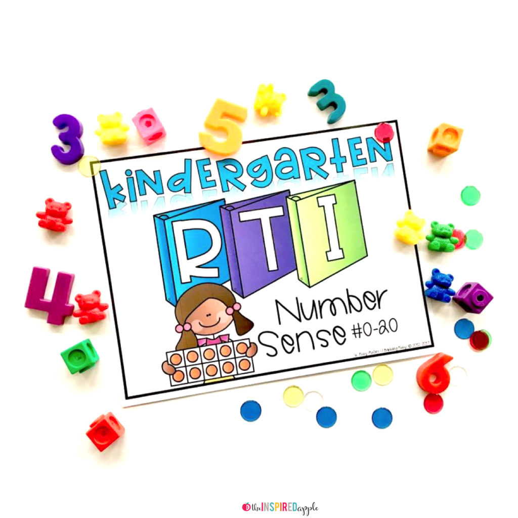 RTI kindergarten math activity curriculum for number sense