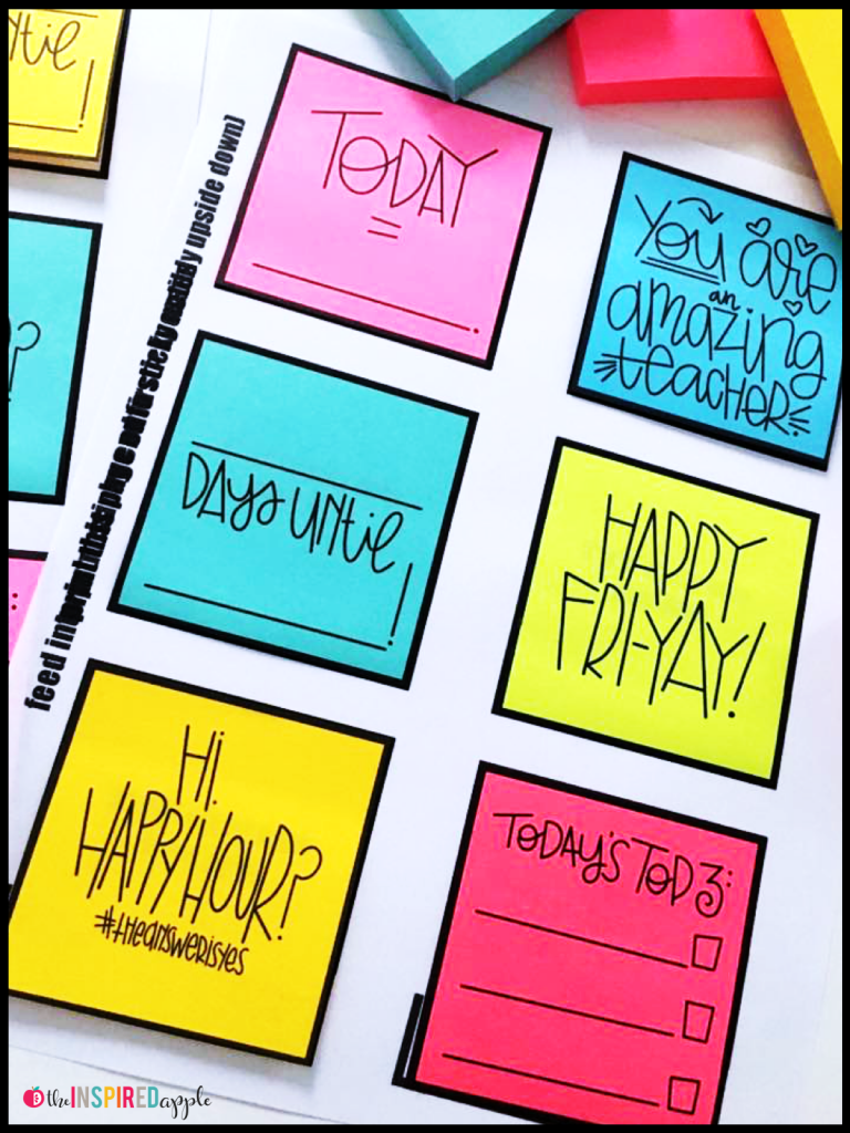 Teachers, do you love FREE?! I sure do! Get instant access to an exclusive Babbling Abby font, a set of Teacher-to-Teacher printable sticky notes, a literacy center that you can put together in a snap, AND an editable Social Media + Blogger planner printable that works perfectly for Teachers Pay Teachers teacher-authors and creatives, alike!