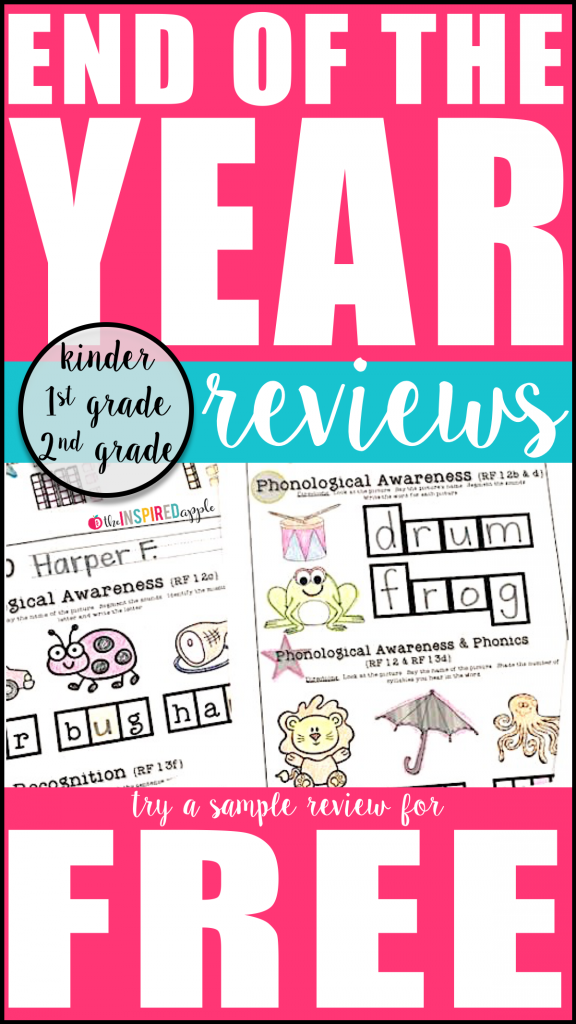 Are you looking for a great way to review reading, literacy skills, and math skills with your kindergarten, first grade, and second grade students? This review packet is full of activities that are just PERFECT for helping you do just that! There are twenty days worth of review that will help you see how far your students have come, assess for strengths and weaknesses, and fill in any gaps before the end of the year! Plus, you can try a sample day for FREE! 
