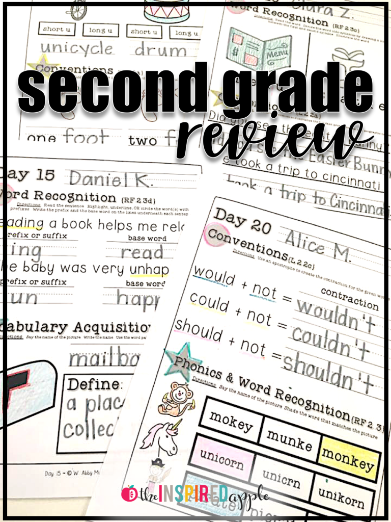 Are you looking for a great way to review reading and literacy skills with your second grade students? This review packet is full of activities that are just PERFECT for helping you do just that! There are twenty days worth of review that will help you see how far your students have come, assess for strengths and weaknesses, and fill in any gaps before the end of the year! Plus, you can try a sample day for FREE! 