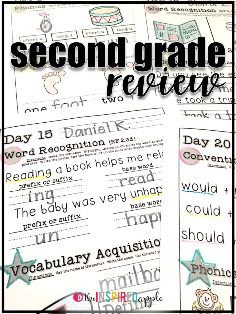 Are you looking for a great way to review reading and literacy skills with your second grade students? This review packet is full of activities that are just PERFECT for helping you do just that! There are twenty days worth of review that will help you see how far your students have come, assess for strengths and weaknesses, and fill in any gaps before the end of the year! Plus, you can try a sample day for FREE! 