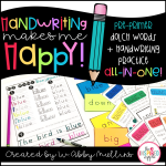 Sometimes handwriting can fall by the wayside when you're struggling to cram in all the content you possibly can as a teacher. This resource combines handwriting AND sight word practice so that you can get the most bang for your educational buck! Each word includes a practice sheet, sight word card, and twenty fun activities for practicing handwriting and sight words all at the same time! It's great for practicing specific Dolch word lists, along with manuscript handwriting practice. It's perfect for literacy centers, intervention, and small groups in kindergarten, first grade, second grade, and third grade!