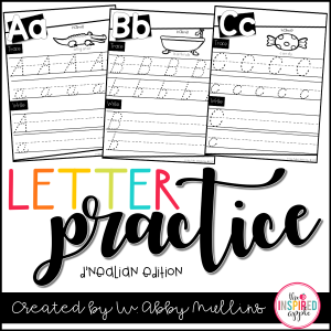 This is a FREE set of D'Nealian letter practice worksheets that can be used in preschool, kindergarten, first grade, and second grade classrooms for students who are learning the alphabet. Each page includes a corresponding picture and lined spaces for practicing letter formation. They're perfect for back to school, handwriting practice, morning work, letter formation practice, intervention, RTI, and more! Download your FREE set today!