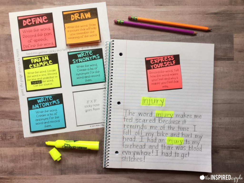 This is a set of twenty different activities that you can use with any vocabulary word with students in grades kindergarten, first grade, second grade, third grade, fourth grade, fifth grade, and sixth grade. These engaging activities will give your students the opportunity to choose how they interact with their vocabulary words, giving them greater authority over their learning!