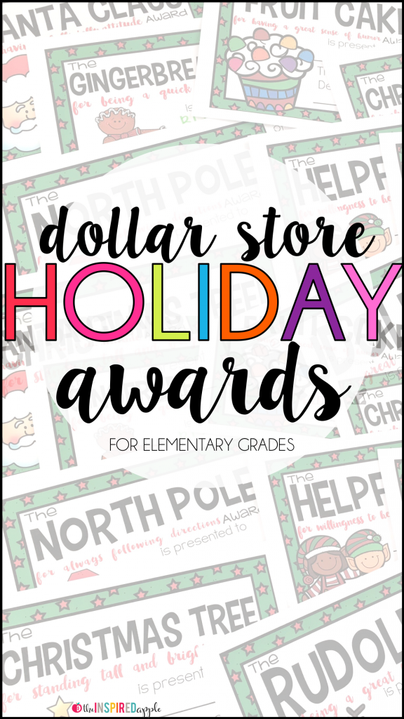 These holiday gifts for students are the perfect way for teachers to provide their kiddos with a small dollar store treat while awarding them for good behavior, academic achievements, or personality traits that shine. They're inexpensive, kid-centered, and are sure to cheer students in kindergarten, first grade, second grade, third grade, fourth grade, and fifth grade.