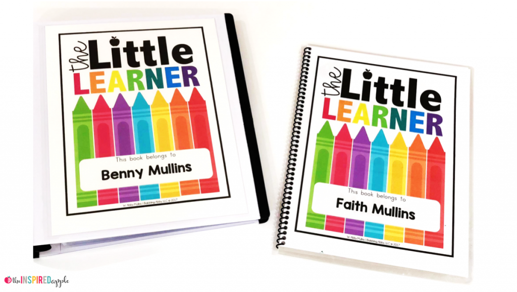The Little Learner: a preschool skills workbook!