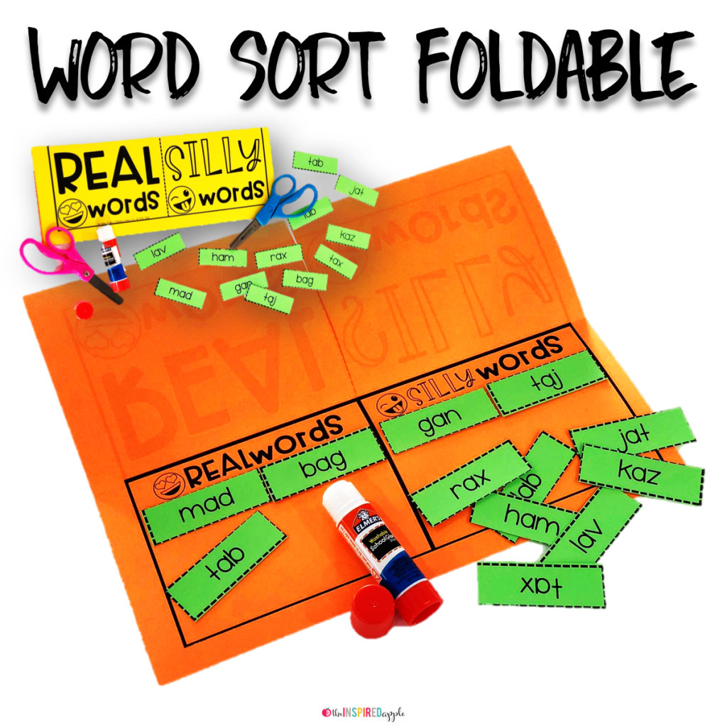 Word Sort Foldable