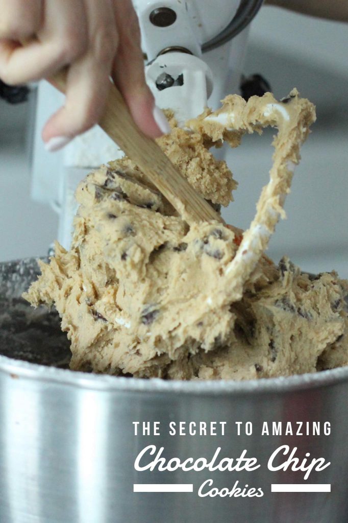 Find the secret to making amazing chocolate chip cookies right here! This delicious and easy recipe will have your friends saying, THOSE ARE THE BEST CHOCOLATE CHIP COOKIES I'VE EVER HAD! Promise! Recipe, tips, and material suggestions all included to make this American classic today!