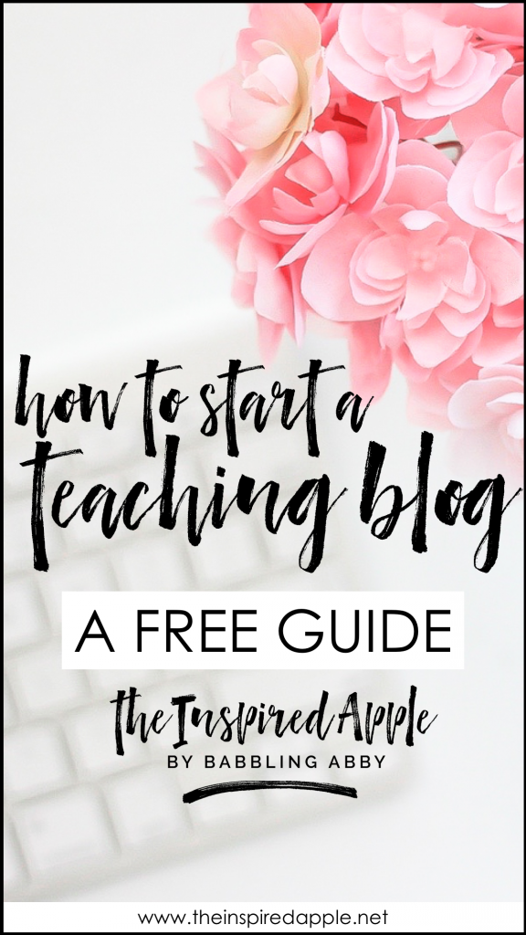 Have you always wanted to start a teaching blog? Then this post is for you! Babbling Abby from The Inspired Apple will teach you how to easily start a blog and begin sharing your ideas and activities with educators from around the globe! This guide is free and easy to follow and you'll have a site up and running in now time. What are you waiting for?! Start your own Wordpress blog today!