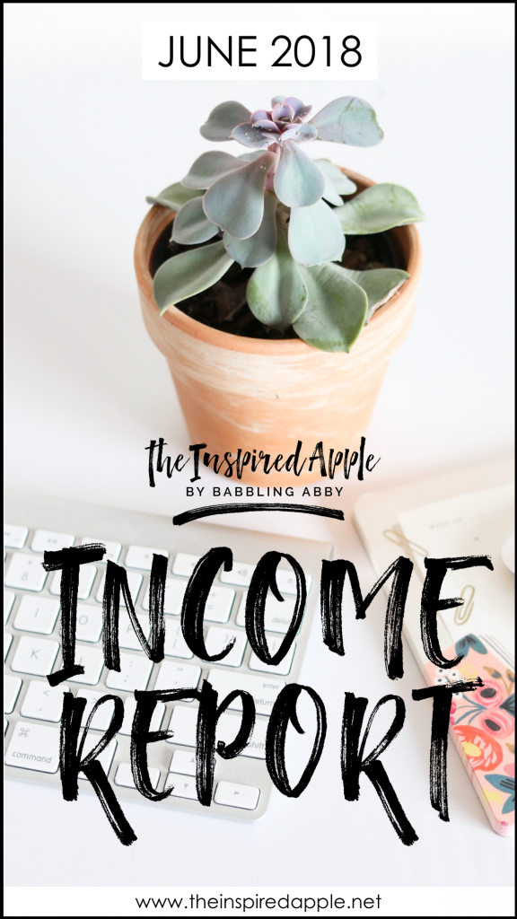 The Inspired Apple Income Report June 2018 Babbling Abby - 