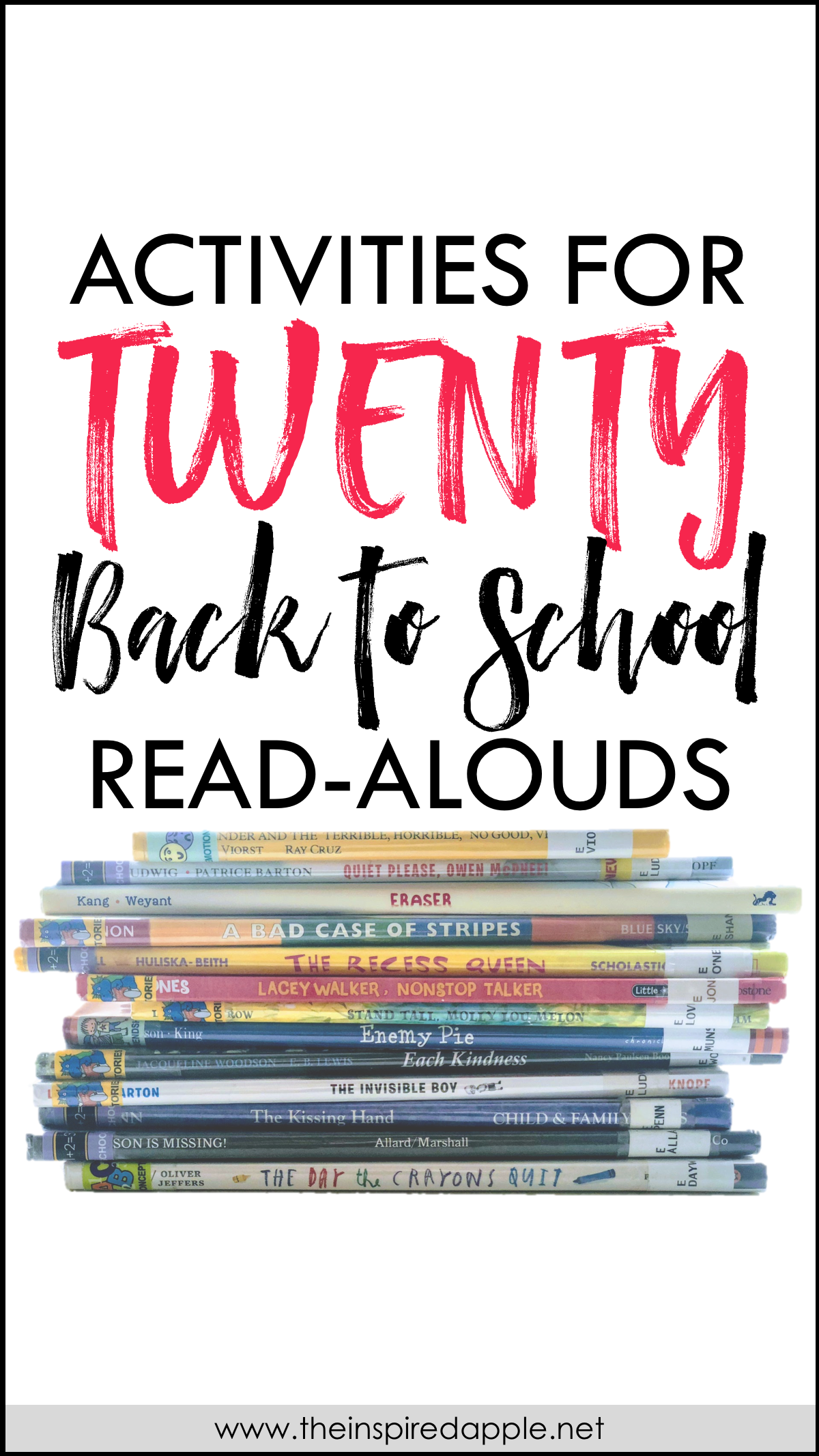 Looking for activities to do with your favorite back to school read-alouds for kindergarten, first grade, and second grade? This post has you covered, teachers! It's full of standards-based activities for twenty of your favorite books, perfect for reading to your kids during ELA this back to school season. Each set of activities focuses on comprehension, vocabulary, and a variety of literacy skills for whole group and small group instruction. Check it out over at The Inspired Apple by Babbling Abby!