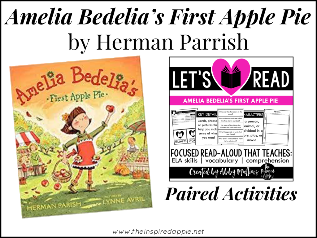 Check out my favorite apple-themed read-alouds that I use in kindergarten, first grade, and second grade. They are perfect to use in an apple unit in the month of September. Activities for each book are also included that are Common Core aligned, differentiated, and engaging. Teachers will love how easy these activities are to implement into their daily curriculum. #appleunit #fall #harvest #applelifecycle #partsofanapple #science #ELA #math #science #socialstudies