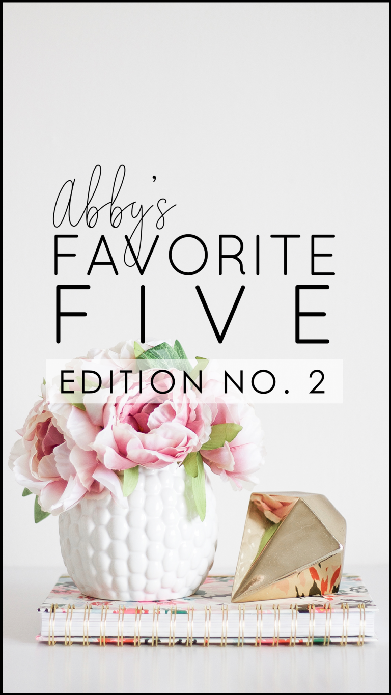 Babbling Abby | Favorite Five | Sept 19