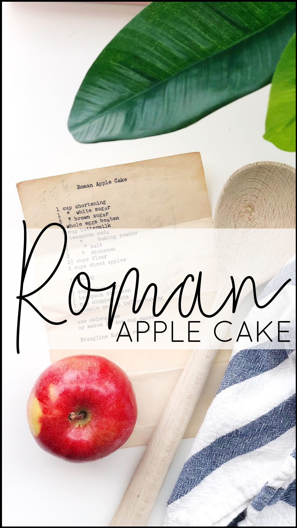 This Roman Apple Cake recipe is a delicious addition to your fall baking. The combination of fresh Granny Smith apples, buttermilk, and cinnamon will have your kitchen smelling absolutely divine! It's quick and easy enough for beginner bakers, but will please the palette of intermediate bakers, too! Perfect to serve warm alongside vanilla ice cream for an after dinner dessert or with a cup of coffee for breakfast on a crisp fall morning!