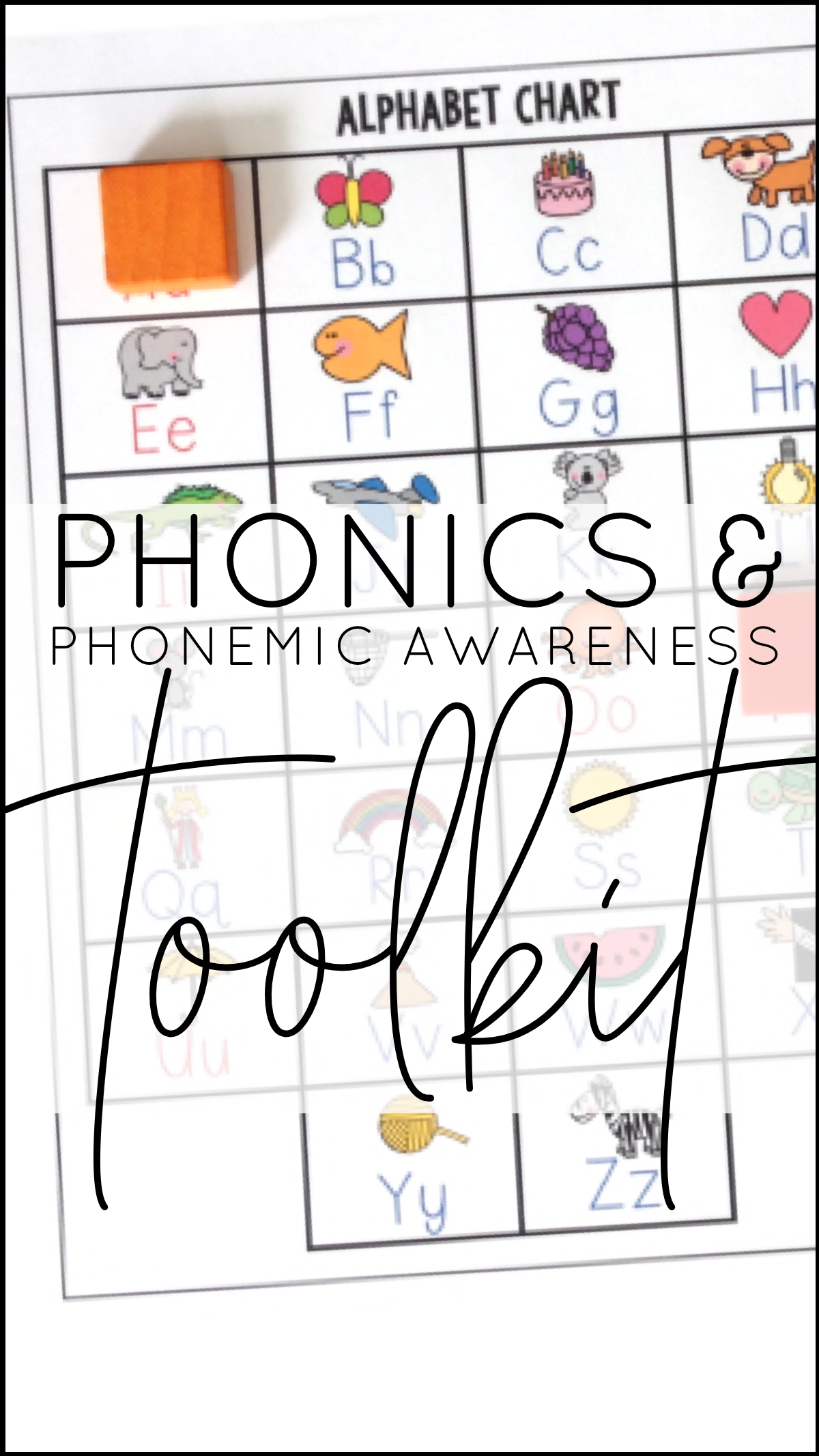 This post is FULL of activities for your phonemic awareness and phonics toolkit. It's perfect for teaching these skills in preschool and kindergarten, as well as using them for intervention or remediation. Teachers will appreciate the low-prep activities, data sheets, and student-friendly activities that will help work stations or centers run independently of the teacher.