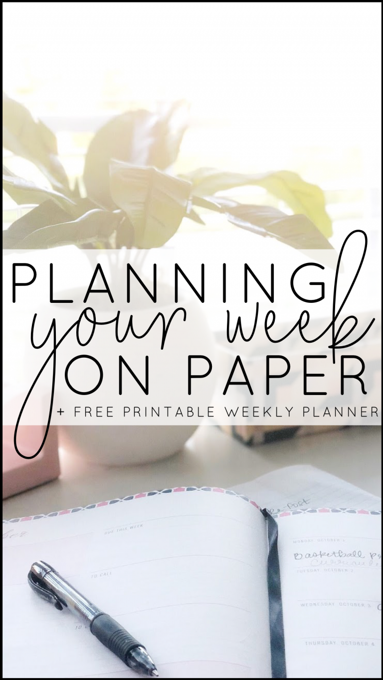 Download a FREE weekly This Week on Paper planner from Babbling Abby. Use it to schedule out your week - from priorities, to follow-up phone calls, to meal planning, and more! It's the perfect tool to start your week out strong!