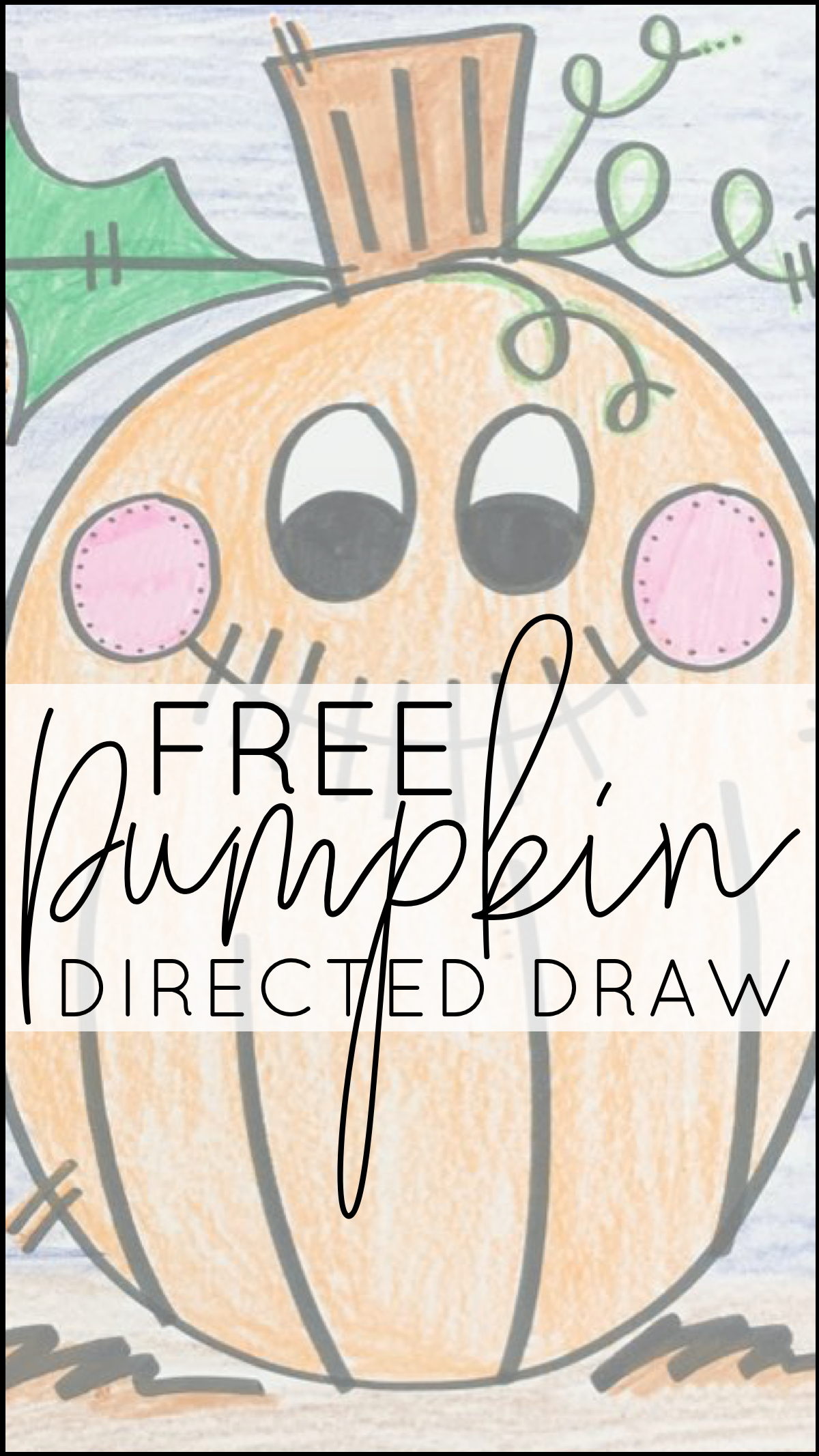 Kid art is my favorite kind of art, which is why it's so fun to incorporate directed drawings into the primary classroom. This pumpkin directed drawing is perfect for preschool, kindergarten, first grade, and second grade, and would be an excellent addition to your October themes, whether you're studying fall, pumpkins, or Halloween! This post includes a FREE printable!