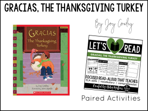 Twenty Of My Favorite Thanksgiving Themed Picture Books And Activities That Will Fit Right Into Your Curriculum Whether You Teach Kindergarten First Grade Or Second Grade Each Book Shown Below Matches With A