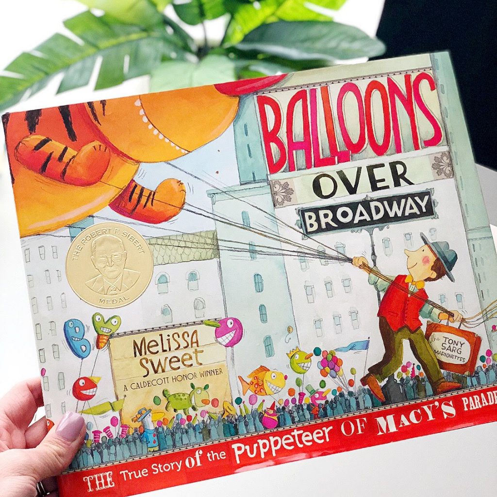 This post shares several standards-based ELA activities you can use with the Thanksgiving read-aloud, Balloons Over Broadway by Melissa Sweet. Students in kindergarten, first grade, second grade, and even third grade will benefit from this collection of activities that cover vocabulary, comprehension, text-based questions matched to Bloom's Taxonomy, and differentiated assessments! It's the perfect Thanksgiving picture book with colorful illustrations and a great story to match! #ELA #babblingabby #tpt #inspiredapple #teacher #teach #thematicunit #Thanksgiving #holiday #kidlit #readaloud #picturebook #parade #elementary #kindergarten #firstgrade #secondgrade #thirdgrade #homeschool