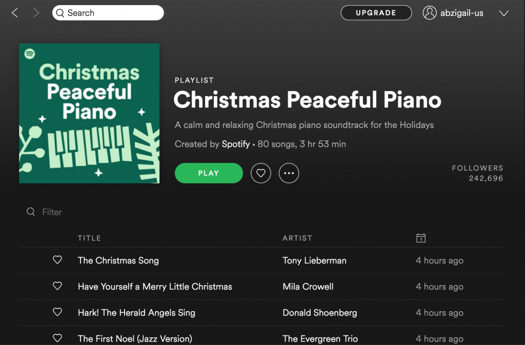 Babbling Abby's Favorite Five | Edition No. 6 | November 15 | Christmas Piano Holiday Playlist