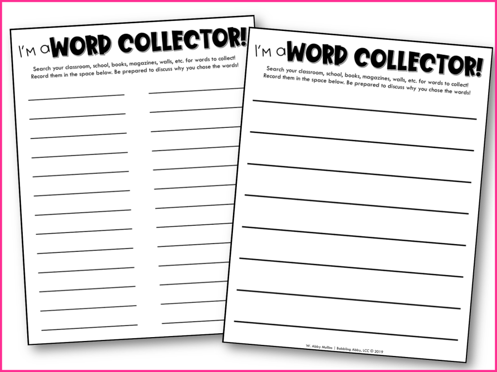 The Word Collectors