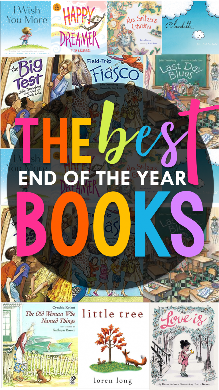 ​As the end of the school year approaches, I wanted to share some of my favorite read-alouds with you! These books are appropriate to read in kindergarten through the fifth grade classroom, all helping you close out the school year and transition your students into the next grade. 