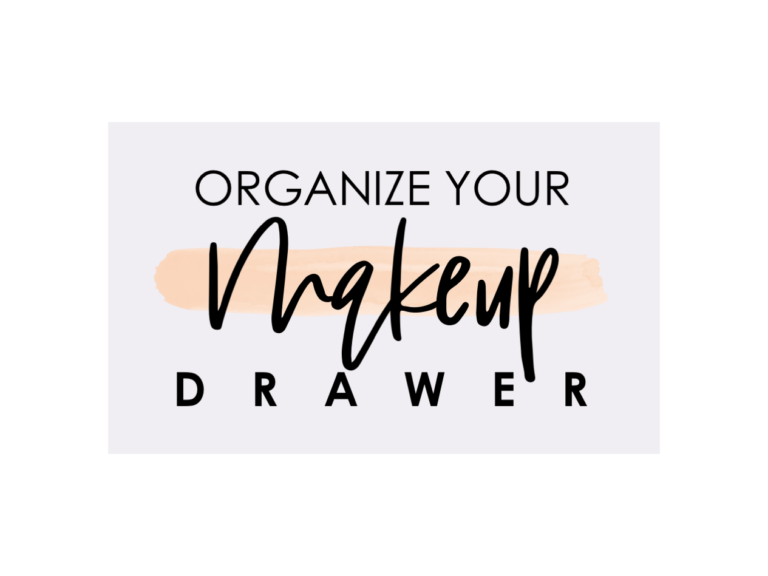 Turn your drawer from cluttered to clean with this simple and effective makeup drawer organization solution! Using a kitchen utensils drawer organizer, you’ll be surprised at how easily you can keep your makeup organized and easily accessible. This is a much better option than trays that slide around or tip over. It’s perfect for your bathroom vanity or wherever you store your makeup. #makeup #storage #decluttering #makeuporganization #organization #vanityideas #DIY #storagesolution #babblingabby babblingabby.net