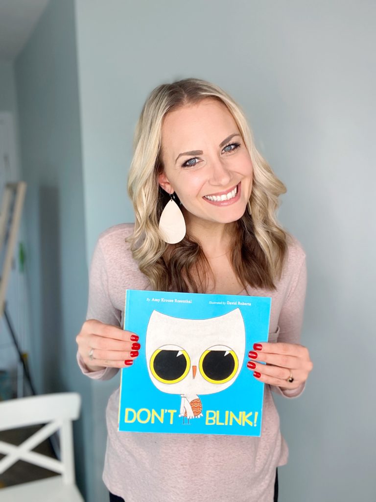 Free activities and a video read-aloud of the picture book, Don't Blink.