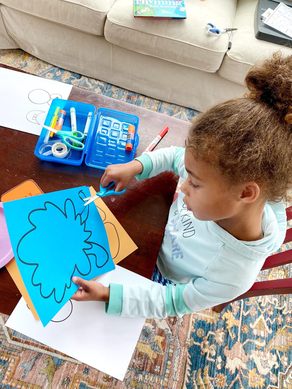 Free Activities for the Book, Rhyming Dust Bunnies - Babbling Abby