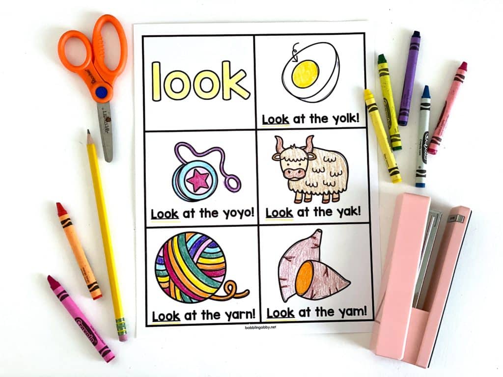 Looking for sight word activities for preschool and kindergarten? You've come to the right place! These activities are simple and effective, and work well in the classroom, for homeschooling families, or during distance learning. Activities include sight word mini-books, flip books, and sentence builders. Additionally, these ELA activities would be perfect for homework, literacy centers, or small group work. #kindergarten #firstgrade #preschool #sightword #wordwork #activities #free #printables #distancelearning #NTI #homeschool #babblingabby babblingabby.net