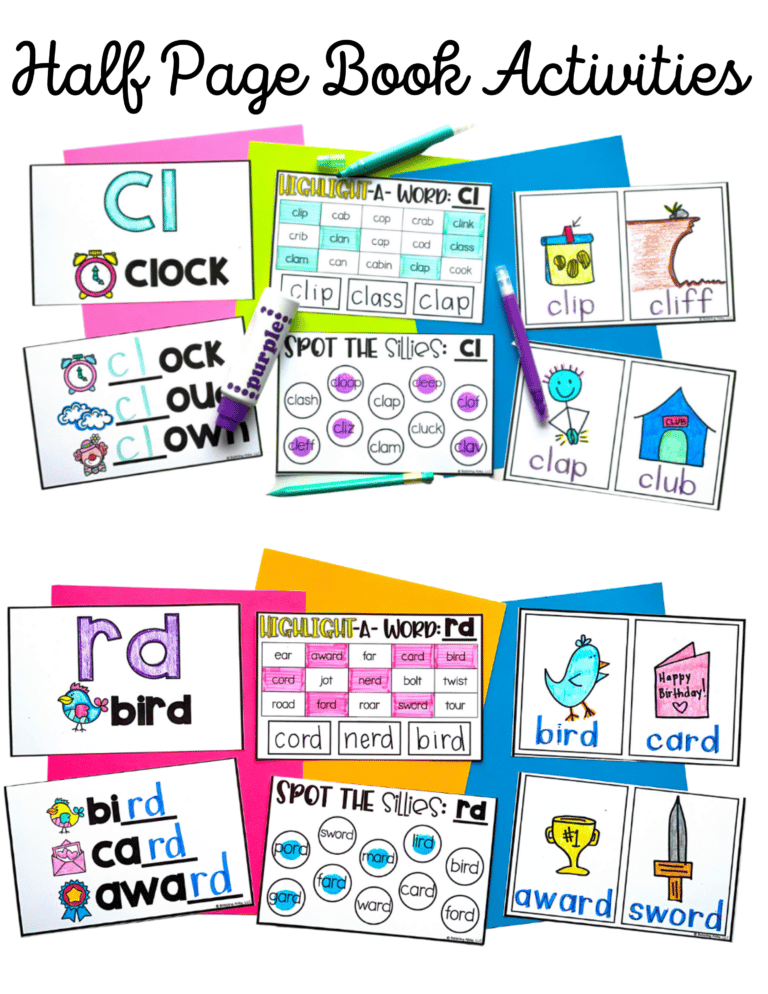 Easy and Fun Consonant Blends Activities - Babbling Abby