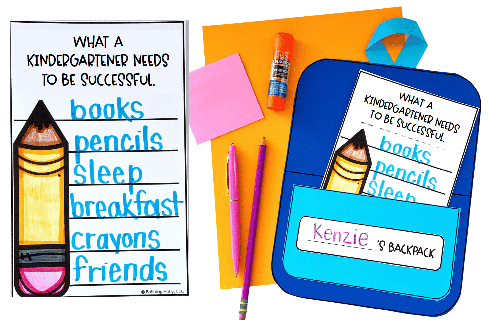 These are the best back to school activities for kindergarten. They will save you time and energy as you prep for the first week of school. There are 13 different engaging activities to choose from. babblingabby.net