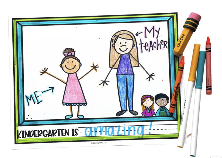 The Best Back to School Activities for Kindergarten - Babbling Abby