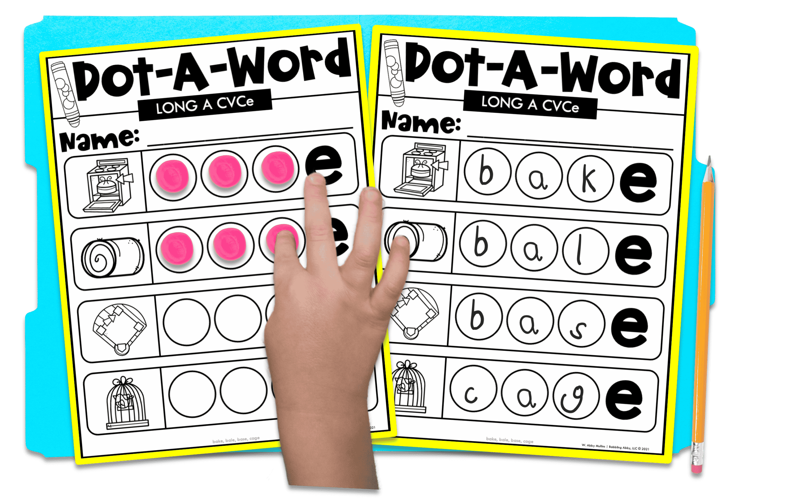 Dot a Word Spelling Activity