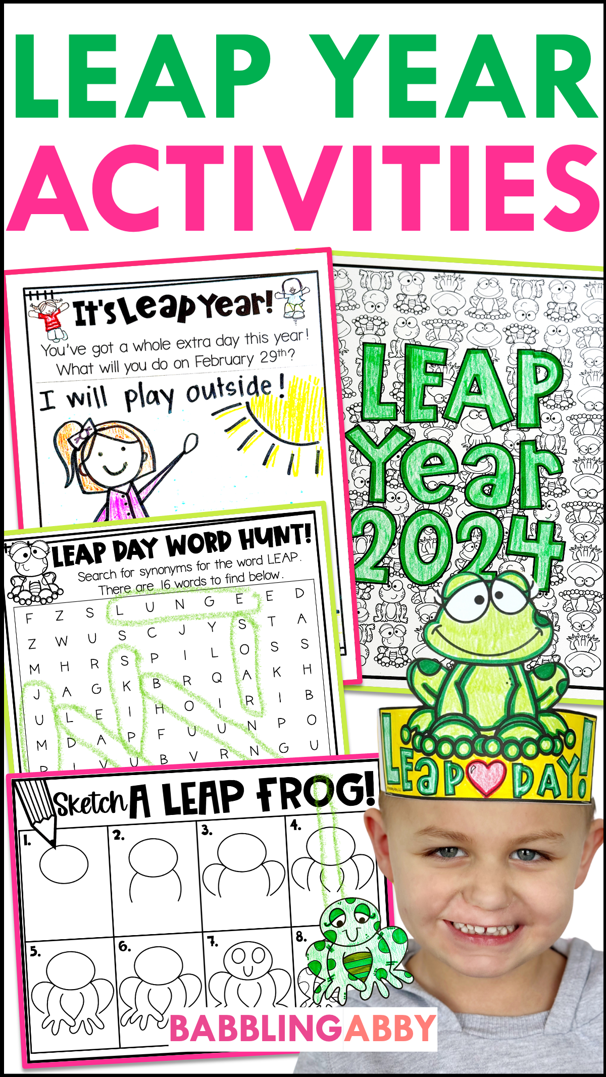 Check out 5 fun activities to celebrate Leap Day in your kindergarten, first grade, or second grade classroom!