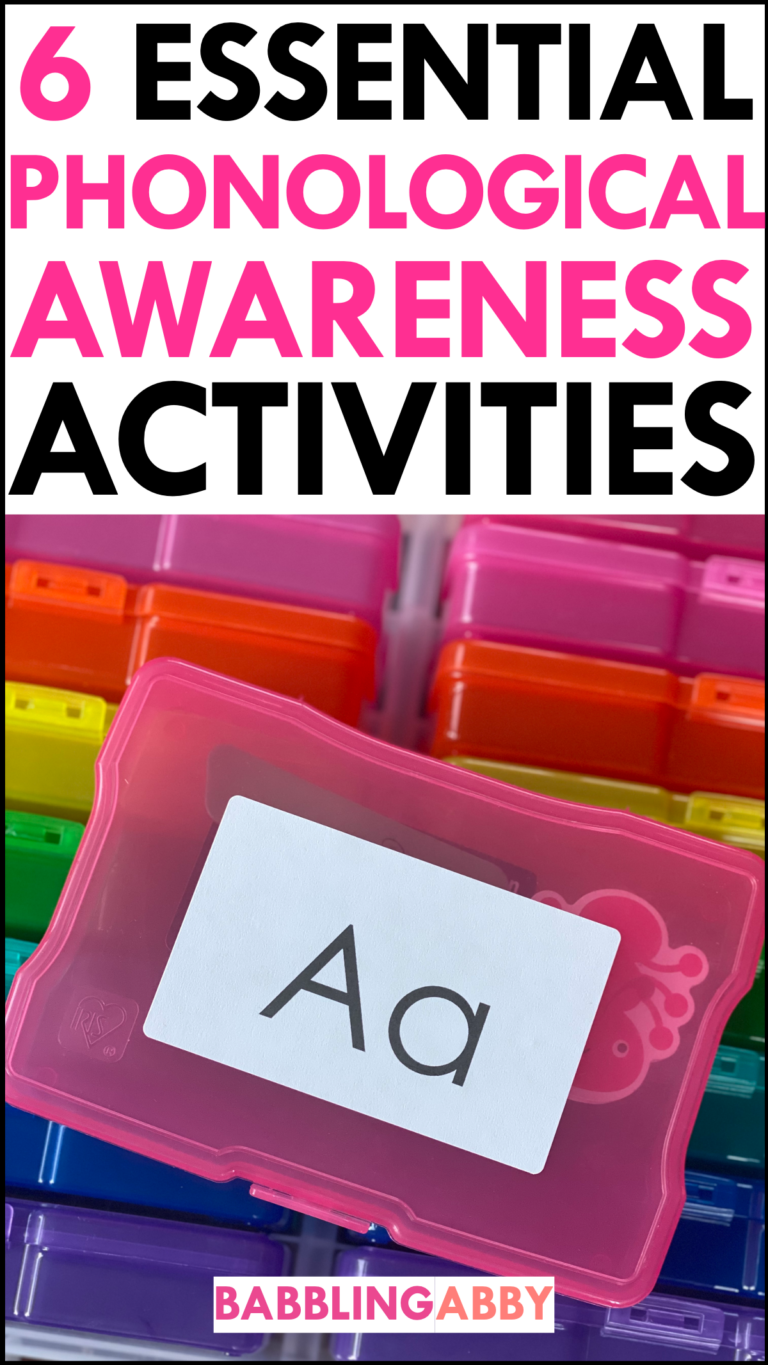 Essential phonological awareness activities to support reading foundational skills.