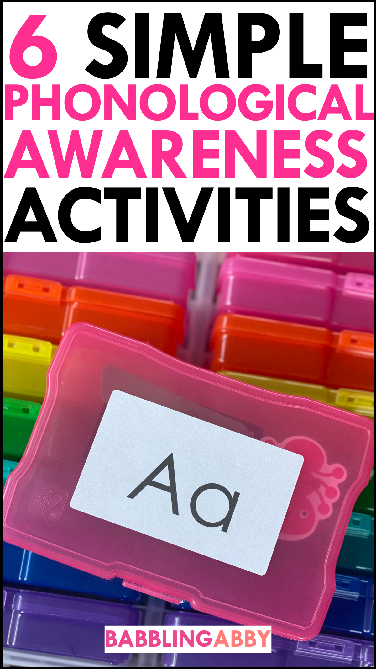 Check out 6 simple phonological awareness activities that you can easily use in the K-1 classroom to support reading foundational skills.